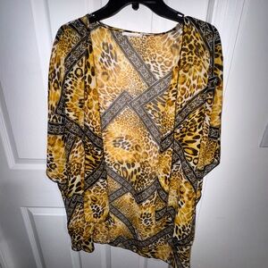 Leopard Print Kimono Cardigan